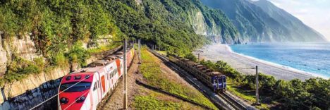 Zug bei Hualien © Taipeh Tourismusbüro